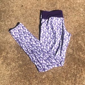 Cozy orange yoga pants